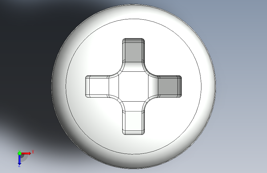 紧固件-M6-1.00 Round Head_SOLIDWORKS 2019_模型图纸下载 – 懒石网