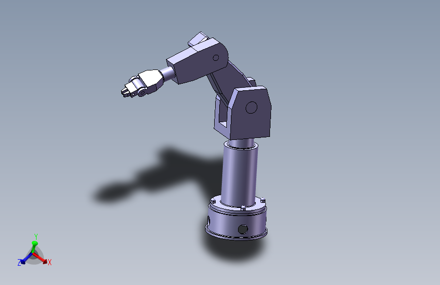 W282-六自由度焊接机械手设计-机械手_SOLIDWORKS _模型图纸下载 – 懒石网