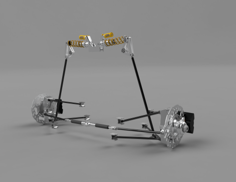 FSAE赛车前悬架