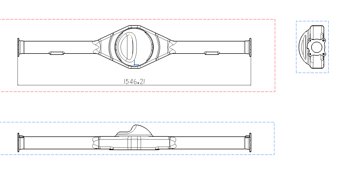 驱动桥壳有限元分析610850