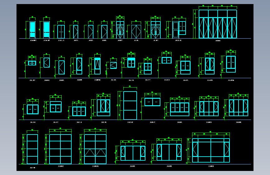 2017016东幼_XX_建施_教学楼-图纸 - 022 - 门窗大样.dwg