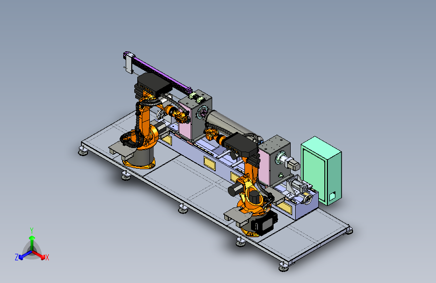 机器人双头热水器内胆自动环缝焊接机