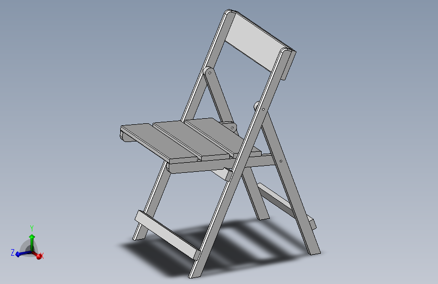木制折叠椅子