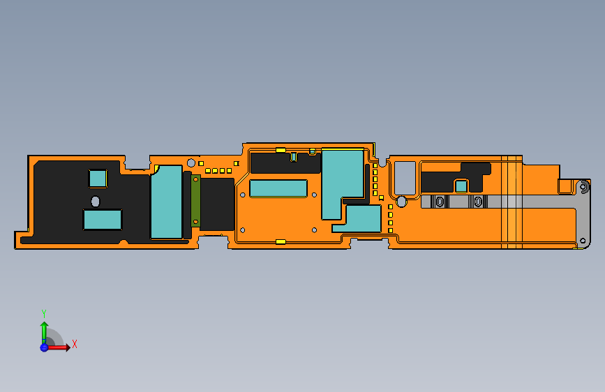 A0199-Thermal Poron泡棉贴附治具-B 正面视图