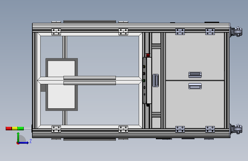 型材机架模型 Solidworks 模型图纸下载 懒石网