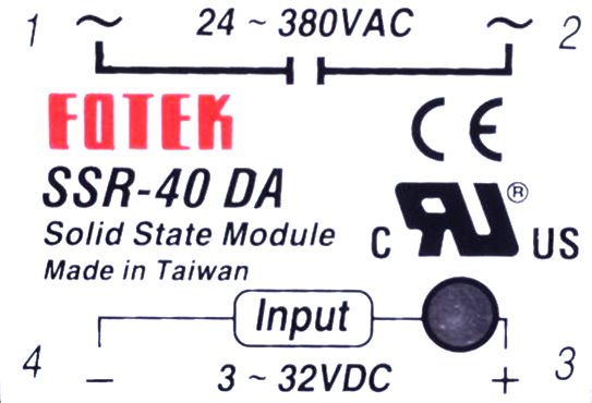 SSR-XXDA FOTEK固态继电器+ HS50H散热器
