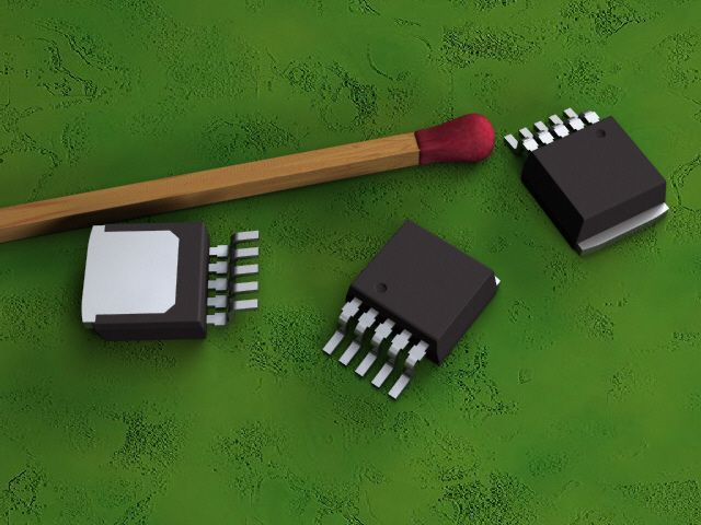 TO263-5-1,带有五个引脚和凸耳的五个接头与中间接头相同