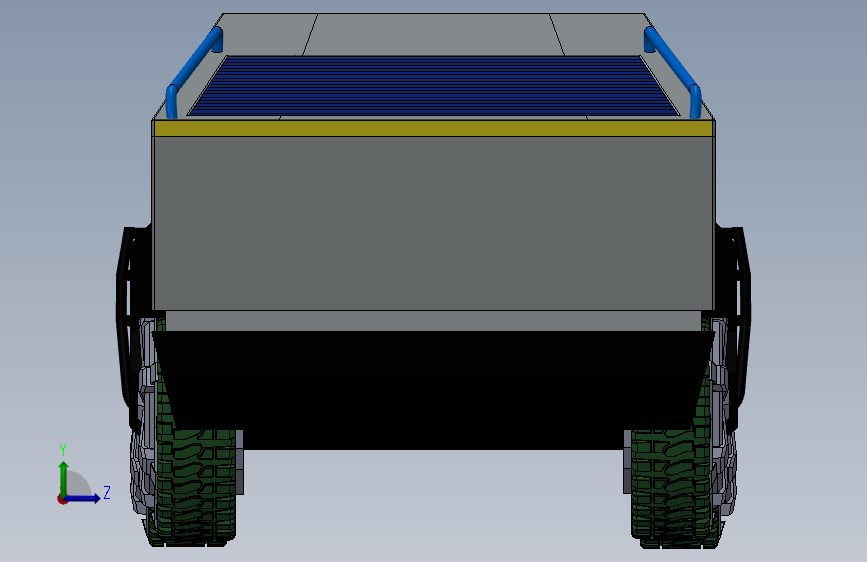 特斯拉Cybertruck改装版 左侧视图