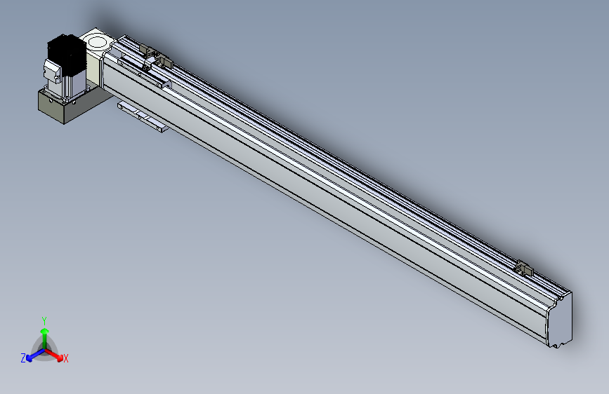 同步带滑台-半封闭B10H-L45-S900-LU-P40-D3
