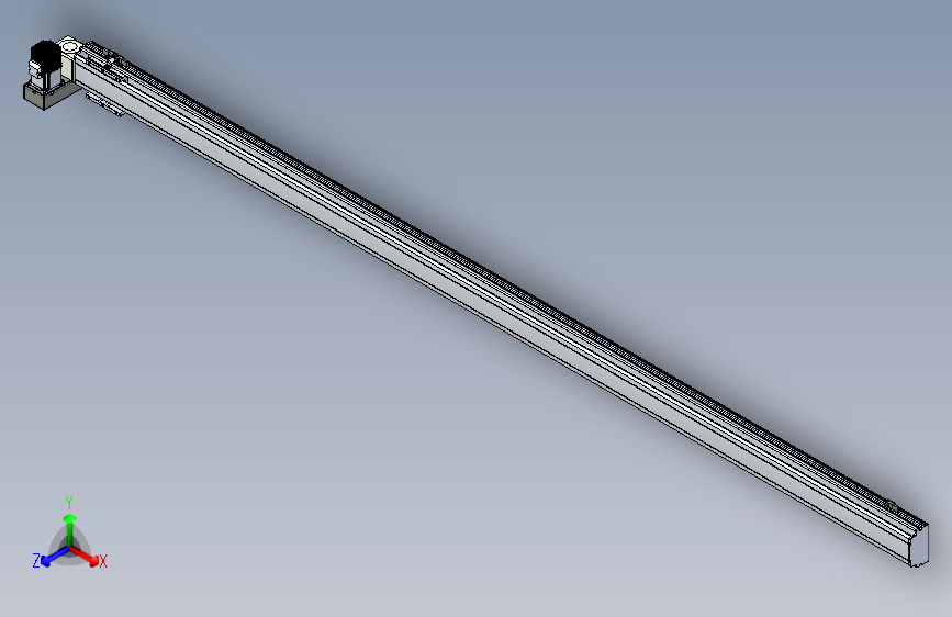 同步带滑台-半封闭B10H-L45-S2500-LU-P40-D3