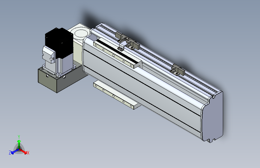 同步带滑台-半封闭B13H-L45-S140-LU-P40-D3