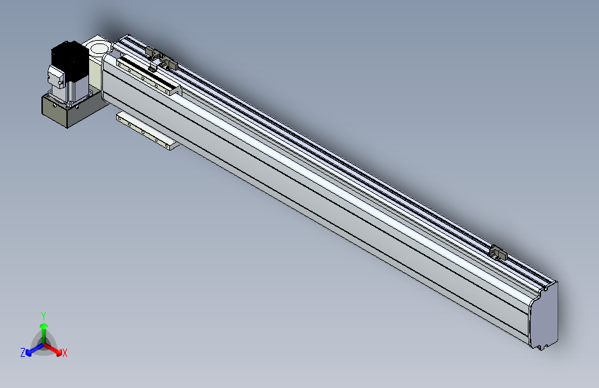 同步带滑台-半封闭B13H-L45-S850-LU-P40-D3