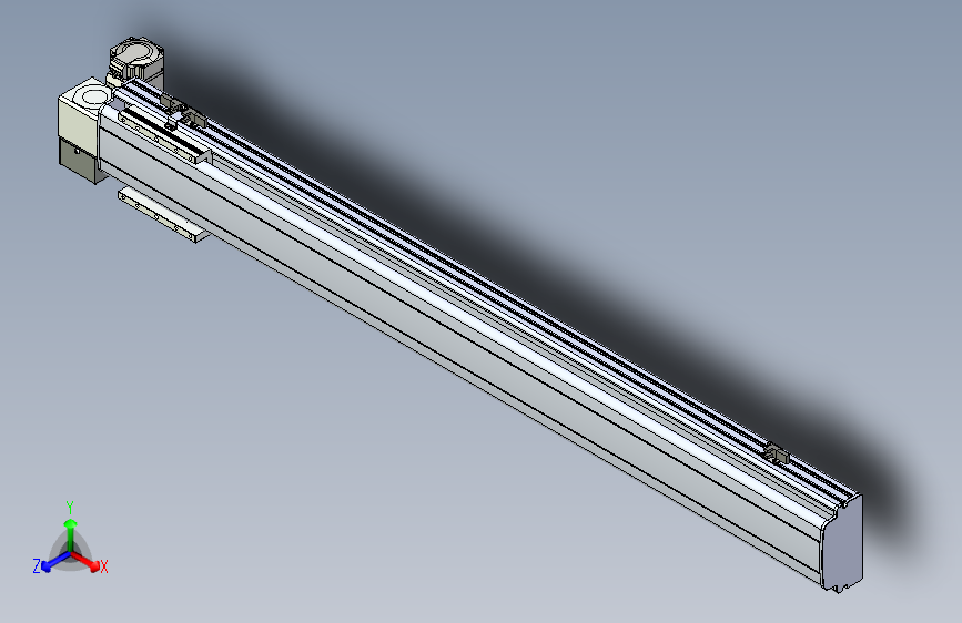 同步带滑台-半封闭B13H-L45-S1050-LD-P40-D3