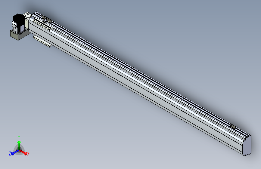 同步带滑台-半封闭B13H-L45-S1550-LU-P40-D3
