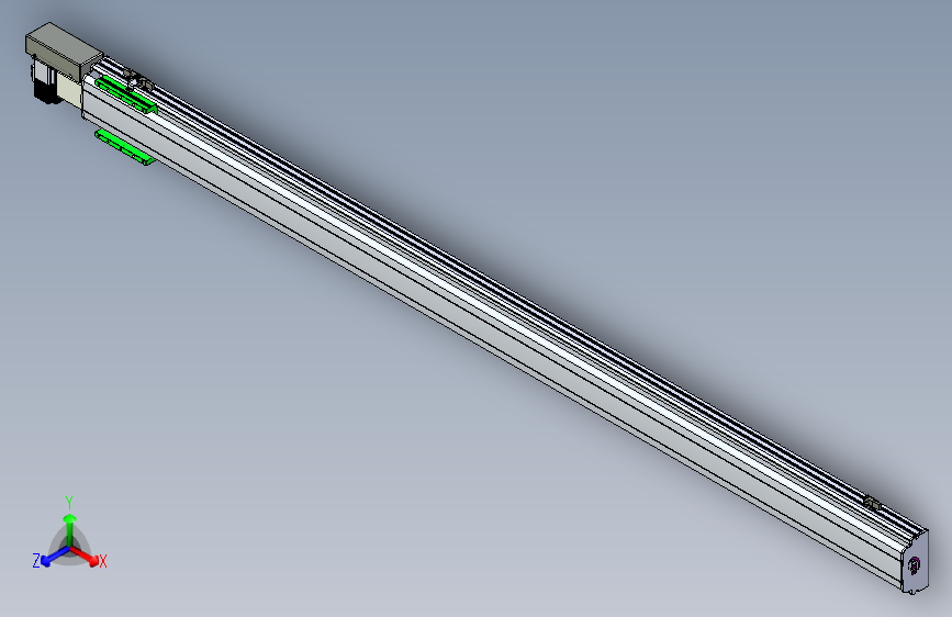 同步带滑台-半封闭B13H-L45-S2000-R-P40-D3