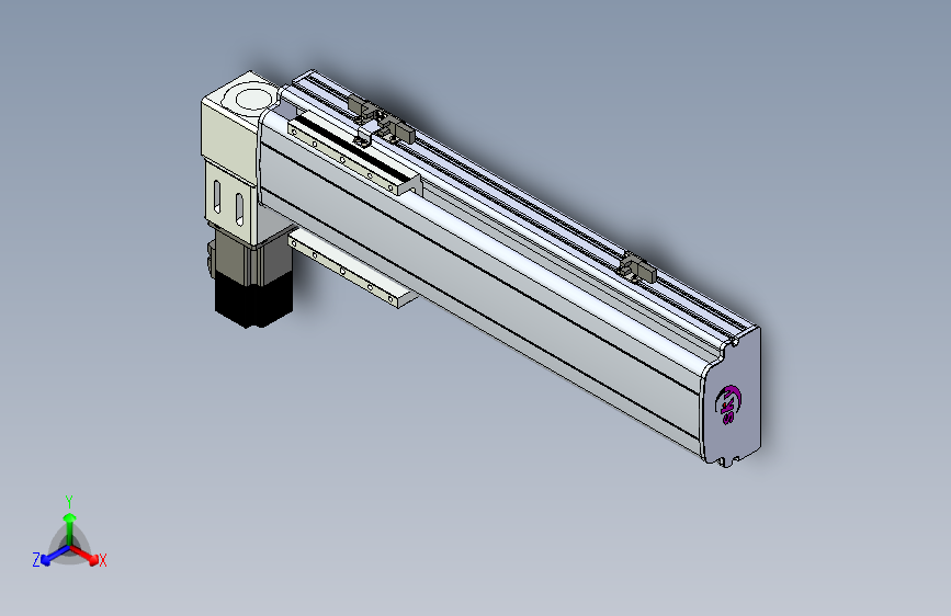 同步带滑台-半封闭B13-L90-S300-L-P40-D3