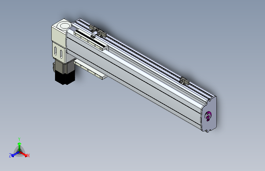同步带滑台-半封闭B13-L90-S400-L-P40-D3