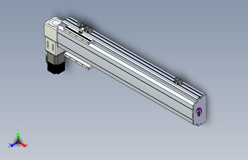 同步带滑台-半封闭B13-L90-S500-L-P40-D3