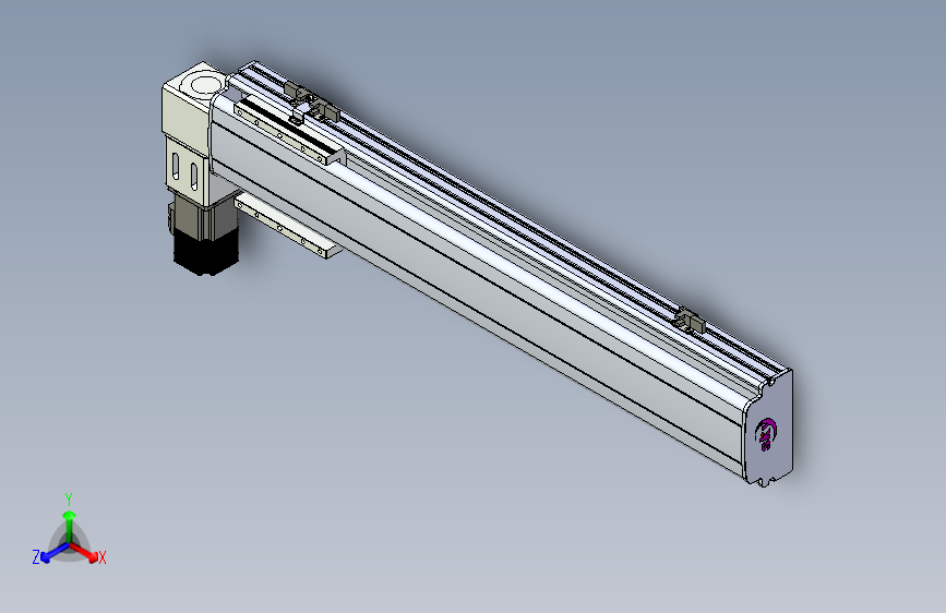 同步带滑台-半封闭B13-L90-S550-L-P40-D3