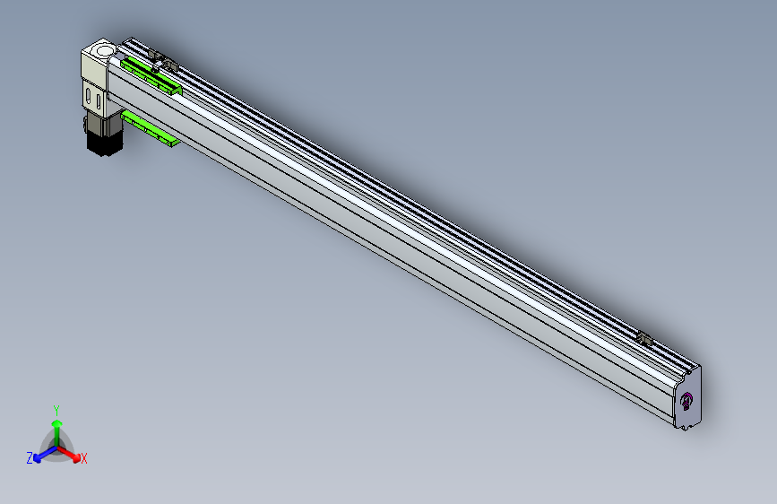 同步带滑台-半封闭B13-L90-S1300-L-P40-D3
