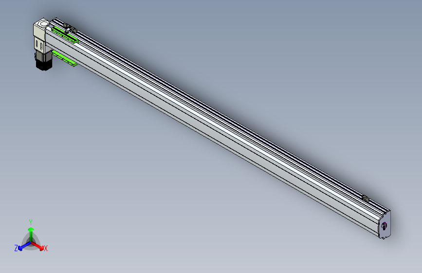 同步带滑台-半封闭B13-L90-S1800-L-P40-D3