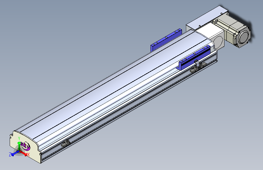 同步带滑台-半封闭B17H-L50-S700-L-P75-D3