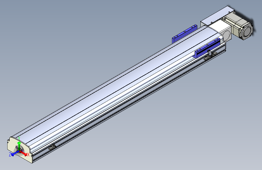 同步带滑台-半封闭B17H-L50-S1050-L-P75-D3
