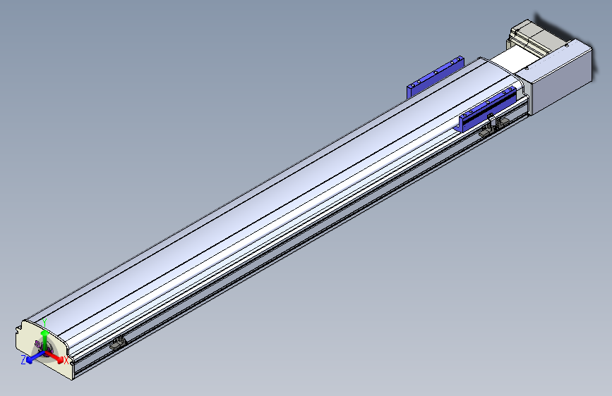 同步带滑台-半封闭B17H-L50-S1100-R-P75-D3