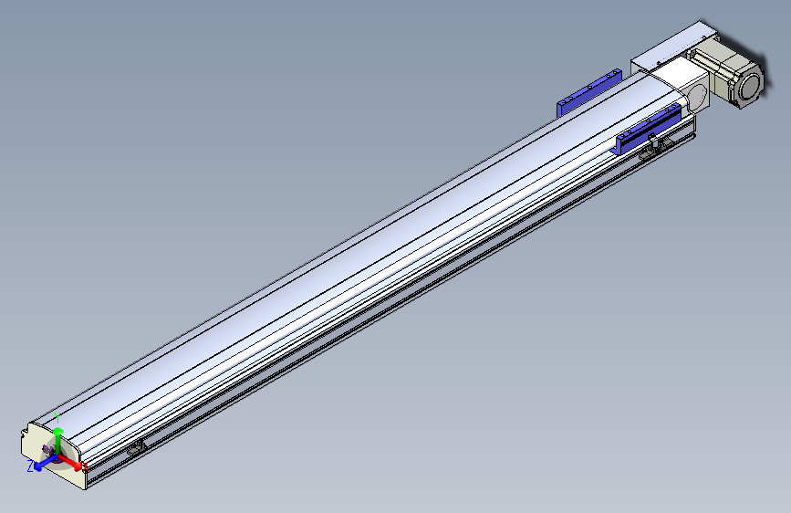 同步带滑台-半封闭B17H-L50-S1350-L-P75-D3