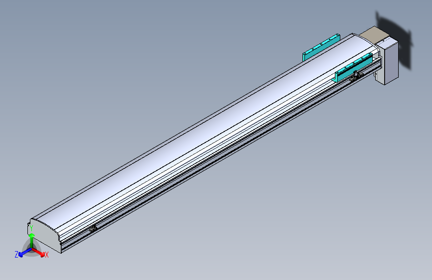 同步带滑台-半封闭B22H-L100-C-S1700-RD-P75-D3-N5