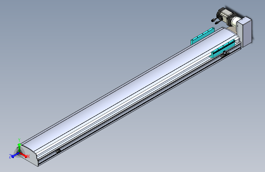 同步带滑台-半封闭B22H-L100-C-S1700-RU-P75-D3-N5