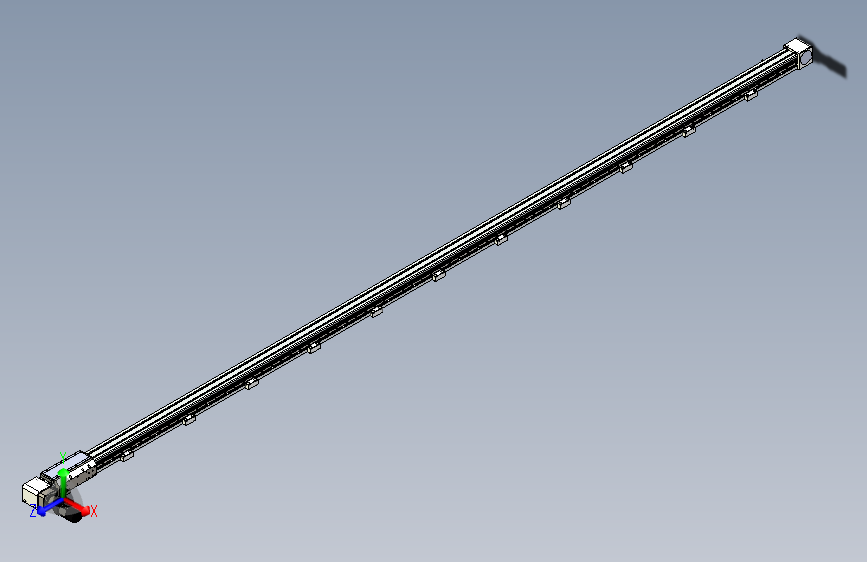 同步带滑台-欧规B8H-L176-S4500-L-ZP40-D3-N5 主视图