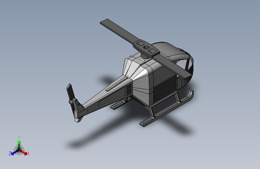 简易玩具直升机Toy Helicopter
