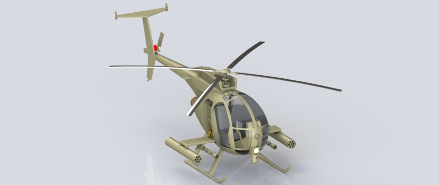 MH6 Little Bird直升机