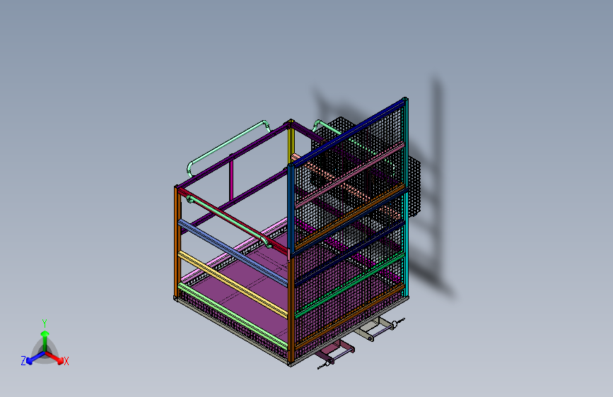 叉车高空检修作业平台