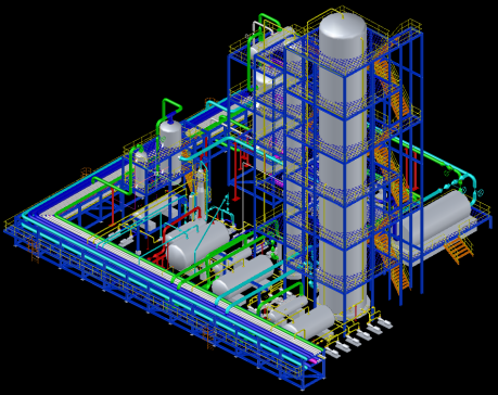 20万吨年合成气制甲醇装置设计项目+CAD+说明设计资料