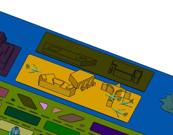 飞机模拟停机航模航空机场