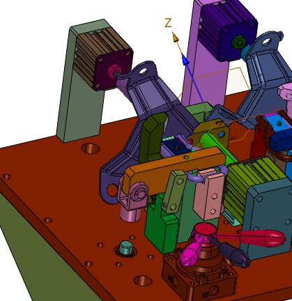 卡车门锁拉扣焊接工装