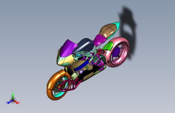 科幻范的3D打印电驱摩托