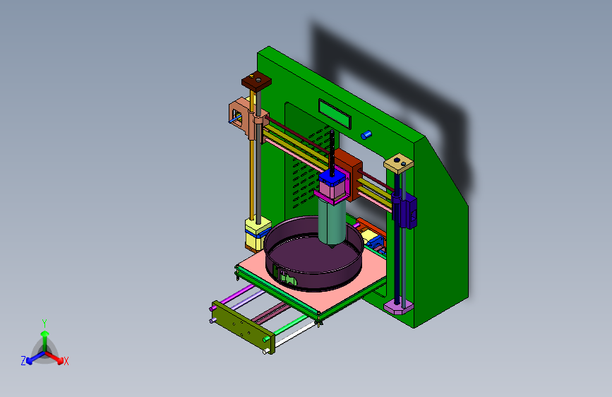 三轴单头针筒自动涂胶设备