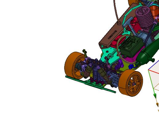 烧油四驱油动拉力玩具车