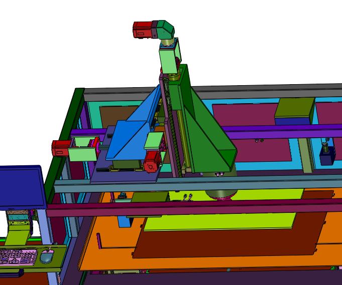 视觉引导显示器偏光片贴附机