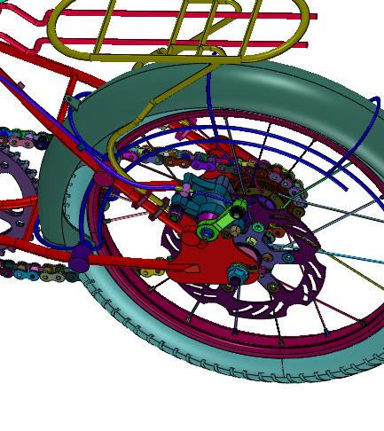 中大孩碟刹减震脚踏车