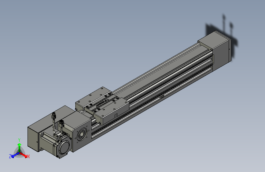 威洛博直线电机模组EB8-L100-S450-BR-P75-MS3