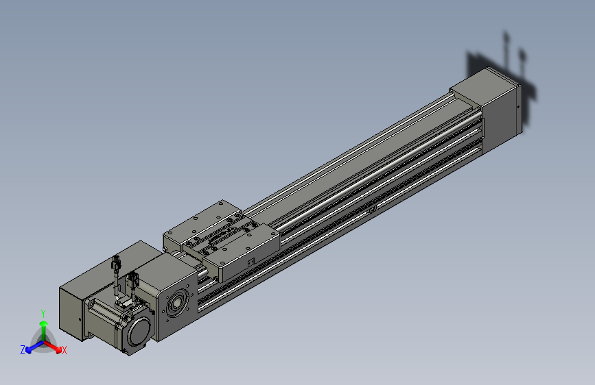 威洛博直线电机模组EB8-L100-S500-BR-P75-MS3