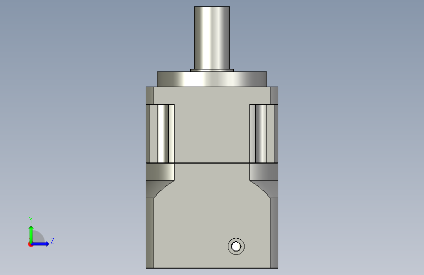 斜齿PGH060-L1 14-50-70-M5-5B.STEP 左侧视图