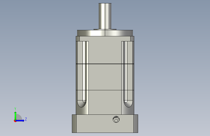 斜齿PGH115-L2 19-110-145-M8-6B CZ25.STEP 左侧视图