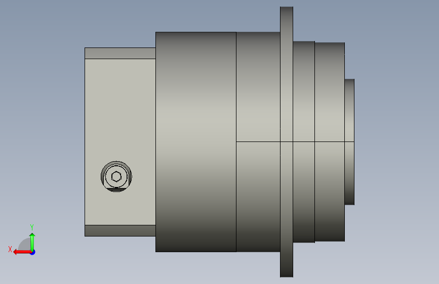 斜齿PHF060-L1 14-50-70-M5.STEP 背面视图