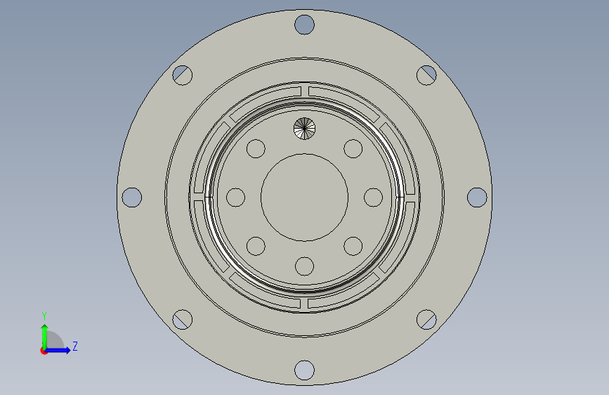 斜齿PHF060-L2 14-50-70-M4-5B.STEP 左侧视图