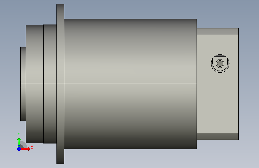 斜齿PHF060-L2 14-50-70-M4-5B.STEP 正面视图